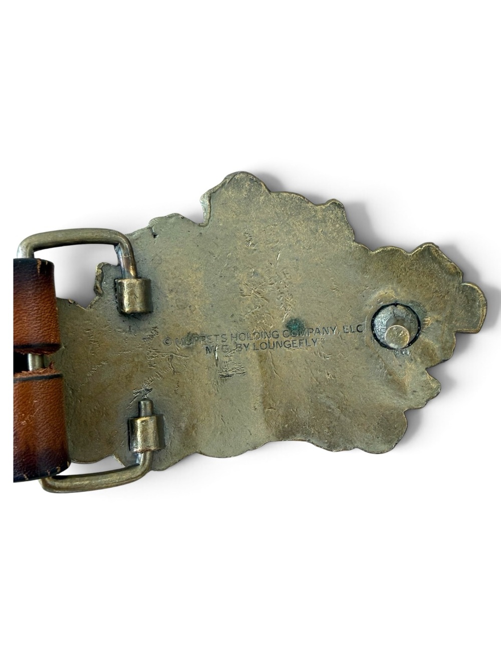 The Muppet Show Brass Buckle Leather Belt - Brown - Picture 4 of 7
